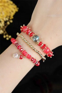 Bracelet - Multiple Beaded Women's Bracelet 100318911 - Turkey