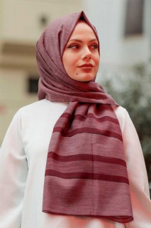 Other Shawls - Châle Hijab Rose Poudré 100339505 - Turkey