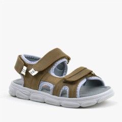 Sandals & Slippers - Wisps Genuine Leather Sand Camouflage Kids Sandals 100352449 - Turkey