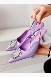 Nita Lilac Heeled Shoes 100344104