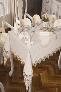 Neslihan Table Cloth 26 Pieces Cream 100260101