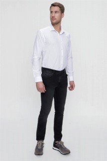 pants - Men's Smoked Casandra Slim Fit Slim Fit 5 Pocket Jean Trousers 100351339 - Turkey