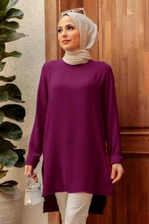 Clothes - Fushia Hijab Tunic 100341764 - Turkey