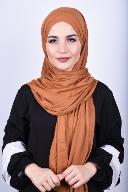 Woman Bonnet & Hijab - طابا قطن ممشط 3 خطوط - Turkey