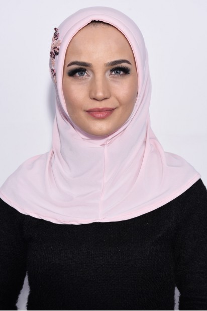 Ready to wear Hijab-Shawl - عملي الترتر الحجاب السلمون - Turkey