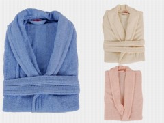 Set Robe - Sugar 100% Cotton Single Bathrobe 100280307 - Turkey
