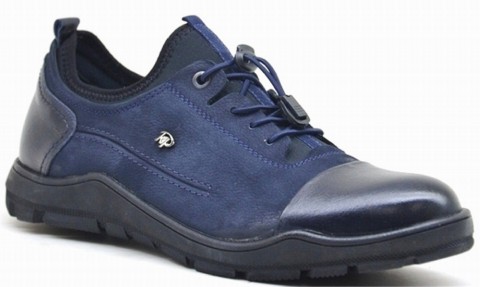COMFOREVO SHOES - NAVY BLUE - MEN'S SHOES,Leather Shoes 100325202