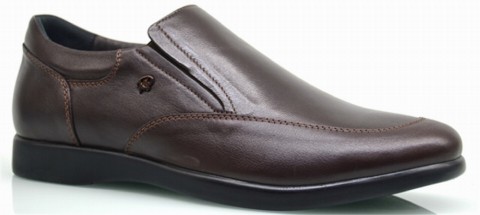 SHOEFLEX AIR CONDITIONED SHOES - BROWN - MEN'S SHOES,Leather Shoes 100325182