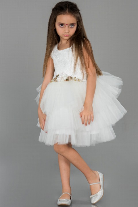 Girls - Evening Dress Short Skirt KattÃ¼l Child Evening Dress 100297685 - Turkey