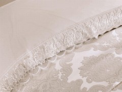 French Lace Lalezar Bridal Set 7 Pieces Cream 100259149