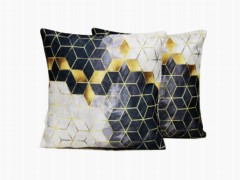 Decors & textiles - Illusion 2 Lid Velvet Throw Pillow Cover Schwarz 100330680 - Turkey