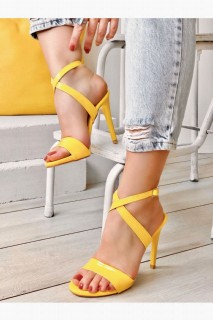 Duncan Yellow Patent Leather Heeled Shoes 100344296