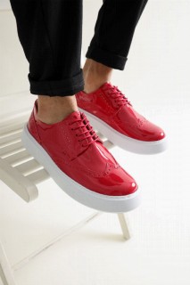 Patent Leather Men's Shoes RED 100342118