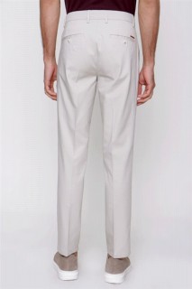 Men Taş Dynamic Fit Cotton Side Pocket Chino Linen Trousers 100350865