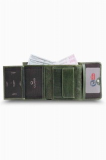 Crazy Green Women's Wallet With Coin Compartment 100346117