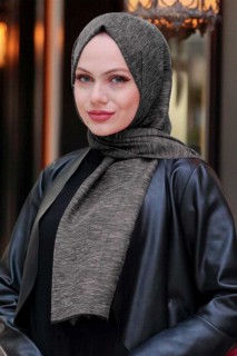 Other Shawls - Rauchfarbener Hijab-Schal 100339475 - Turkey