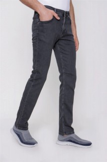 pants - بنطلون جينز سامارا ديناميكي أسود للرجال بخمسة جيوب 100350842 - Turkey
