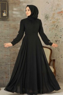 Daily Dress - فستان حجاب أسود 100335736 - Turkey