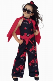 Outwear - Combinaison Fashion Flowers rouge pour fille 100326792 - Turkey