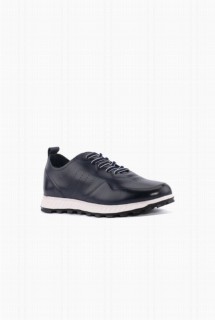 Shoes - Men's Navy Blue Casual Lace-up Eva Sole Shoes 100350898 - Turkey