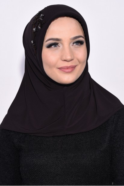 Practical Sequin Hijab Bitter Brown 100285493
