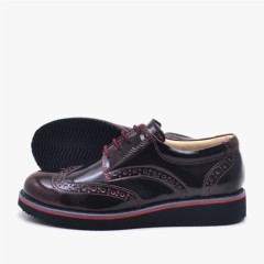 Hidra Claret Red Patent Leather Shoes for Boys 100278516