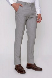 Men's Brown Slim Fit Piticarien Trousers 100350838