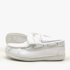 Feniks white Velcro Boy's Summer Sailor Shoes 100278568