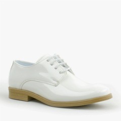 Classical - حذاء أكسفورد للأطفال من باتنت باللون الأبيض 100352430 - Turkey