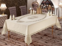 Table Cover Set - Tafelservice aus französischer Guipure-Cagla-Spitze – 25-teilig 100259862 - Turkey