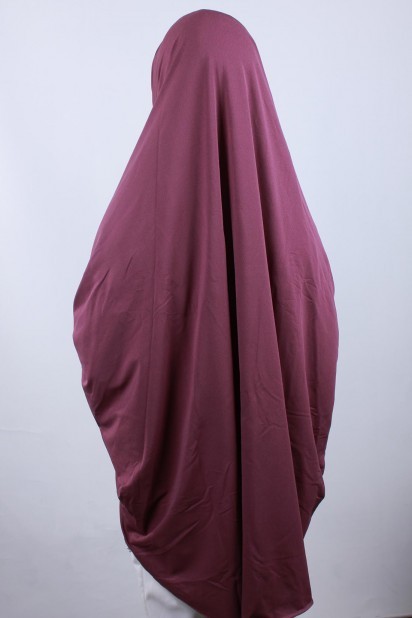 5XL Veiled Hijab Dark Rose 100285103