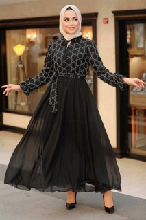 Daily Dress - Black Hijab Dress 100344970 - Turkey