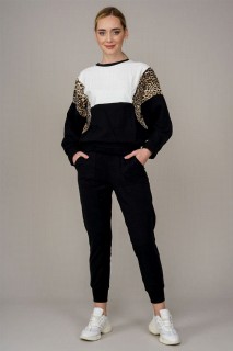 Pajamas - طقم بدلة رياضية بنقشة جلد الفهد للسيدات 100326398 - Turkey
