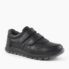 Sport - حذاء رياضي أسود من الفيلكرو للأولاد 100278838 - Turkey