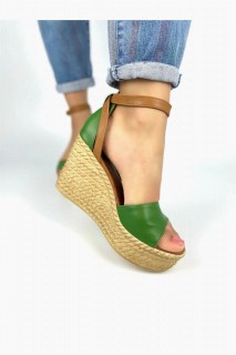 Suzanne Green Wedge Heel Shoes 100344305