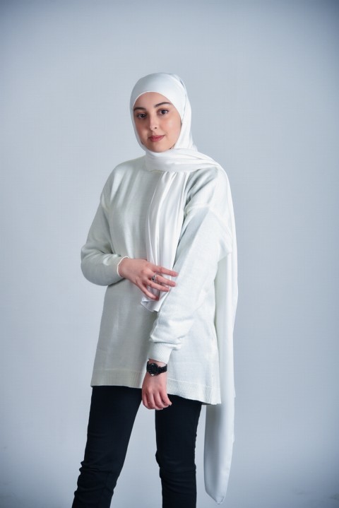 Instant Medine Ipegi - موديل حجاب المدينة - أبيض اللون - Turkey