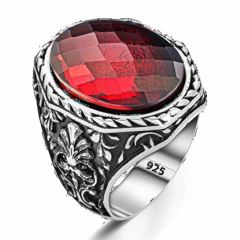 Zircon Stone Rings - خاتم فضة بحجر الزركون المثمن 100350273 - Turkey
