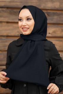 Other Shawls - Châle Hijab Bleu Marine 100337025 - Turkey