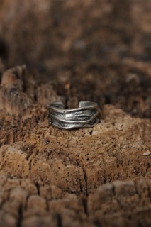 Silver Rings 925 - Adjustable Men's Ring 100319089 - Turkey
