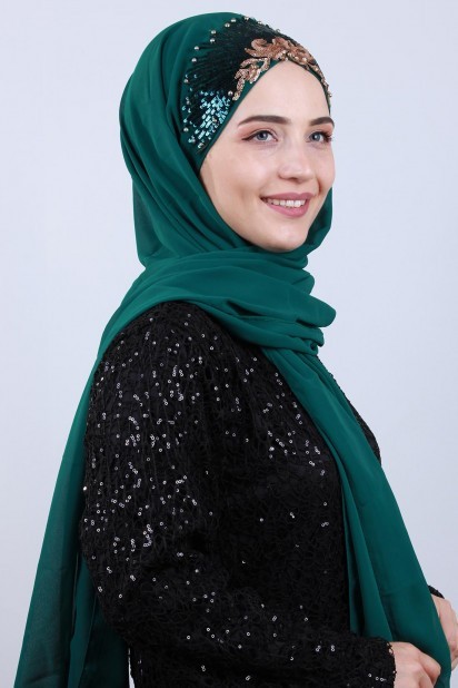 Design Princess Shawl Emerald Green 100282899