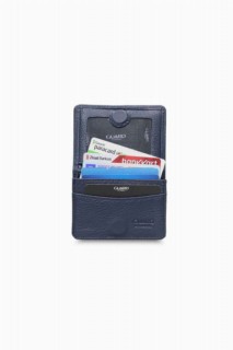 Guard Magnet Small Size Navy Blue Leather Card Holder/Business Card Holder 100345205