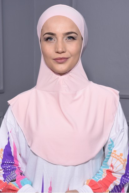 Woman Hijab & Scarf - Neck Collar Hijab Salmon 100285414 - Turkey