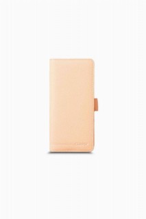Guard Covered Leather Hand Portfolio with Telephone Entry- Powder 100346082