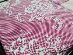 Dowry Diyari Rainbow Embroidered Pique Set Purple 100332504