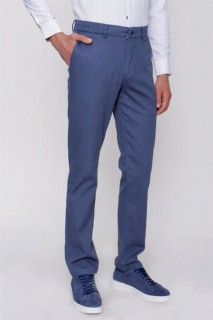Men - Men's Marine Carnival Dynamic Fit Relaxed Fit Linen Trousers 100351389 - Turkey