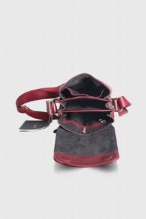 Guard Claret Red Leather Multi Compartment Shoulder Bag 100345602