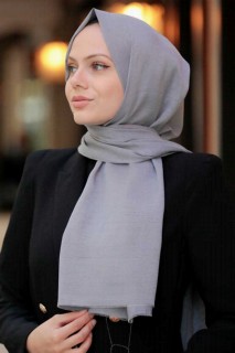 Other Shawls - Grey Hijab Shawl 100339152 - Turkey