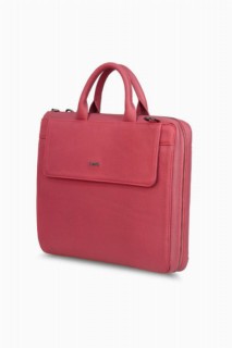 Guard Slim Red Leather Briefcase 100345243