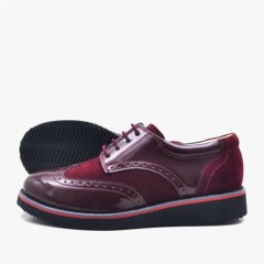 Hidra Patent Leather Lace-up Shoes for School Boys 100278536