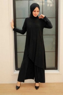 Cloth set - Robe de costume hijab noire 100340561 - Turkey
